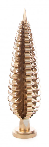 Dregeno Erzgebirge - Spanbaum vergoldet, 20 cm