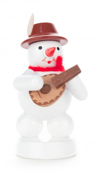 Dregeno Erzgebirge - Schneemann mit Mandoline
