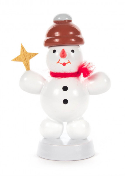 Dregeno Erzgebirge - Schneemann mit Stern