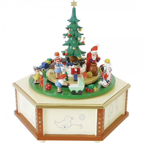 Richard Glässer Spieldose Weihnachtsbescherung
