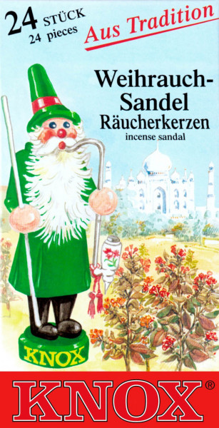 Dregeno Erzgebirge - KNOX Räucherkerzen Sandel (24)