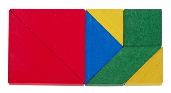 Dregeno Erzgebirge - Tangram - Legespiel bunt