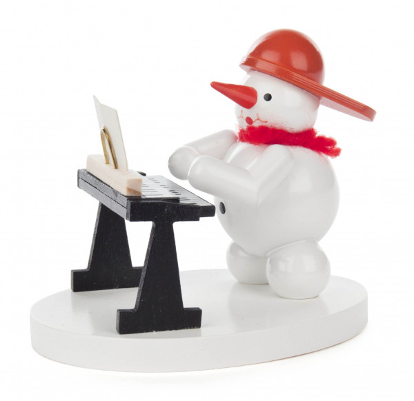 Dregeno Erzgebirge - Schneemann mit Keyboard