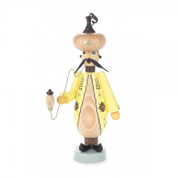 Dregeno Erzgebirge - Räuchermann Türke gelb - 24cm