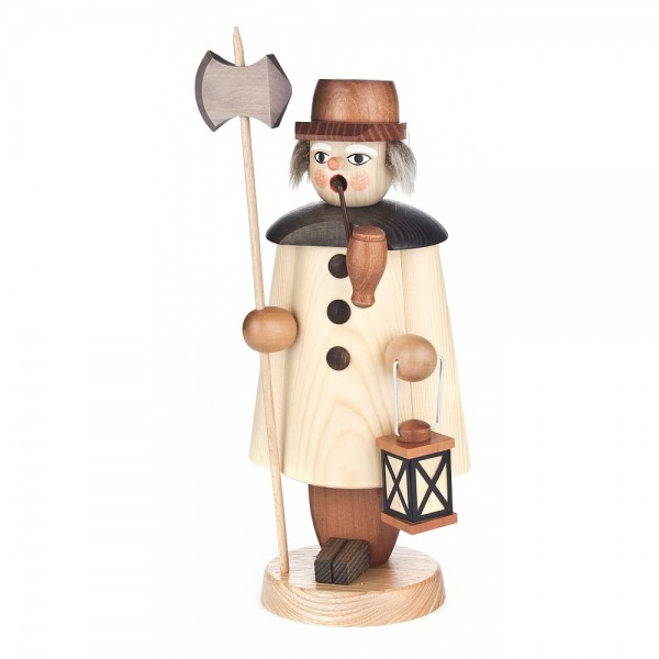 Dregeno Erzgebirge - Räuchermann Nachtwächter, natur - 30cm