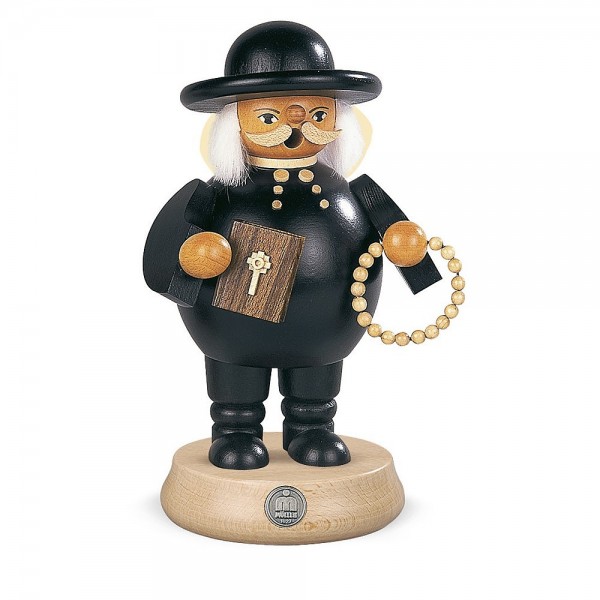 Müller Räuchermann mittelgroß kath. Pfarrer 18cm