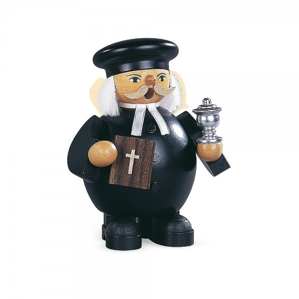 Müller Räuchermann klein evang. Pfarrer 14cm