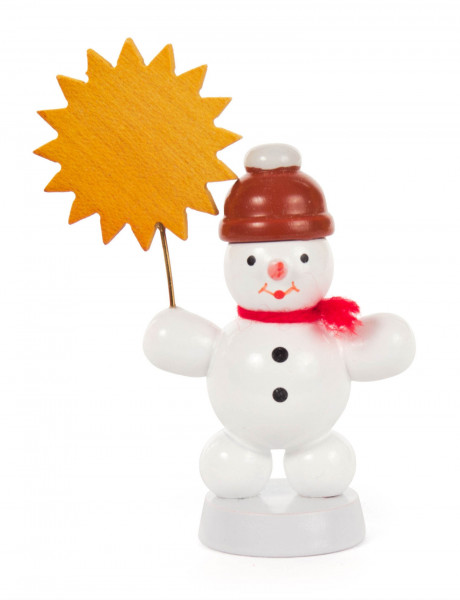 Dregeno Erzgebirge - Schneemann mit Sonne