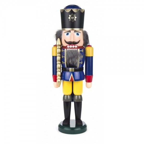 Dregeno Erzgebirge - Nussknacker König blau - 38cm