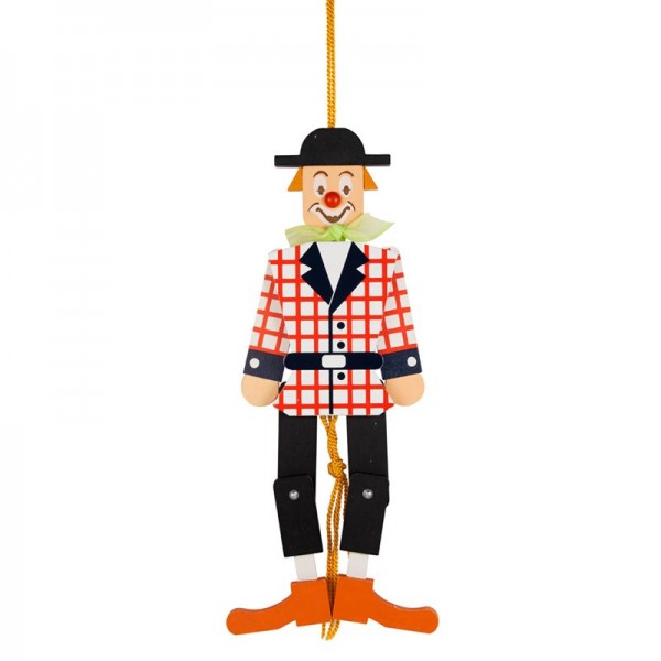 Dregeno Erzgebirge - Miniatur-Hampelmann Clown