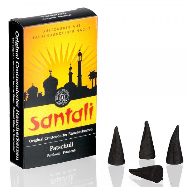 Original Crottendorfer Räucherkerzchen - SANTALI Patschuli
