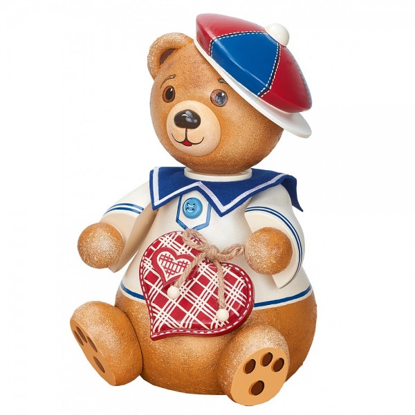 Hubrig Hubiduu - Teddy´s mit Herz - Ben, Mein bester Freund, mit Schweizer Spielwerk, 25cm