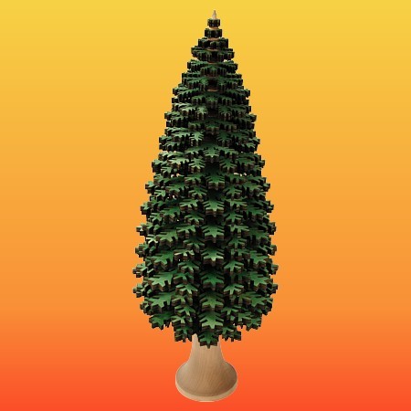 Lenk & Sohn Erzgebirgischer Schichtenbaum Nadelbaum 40cm grün