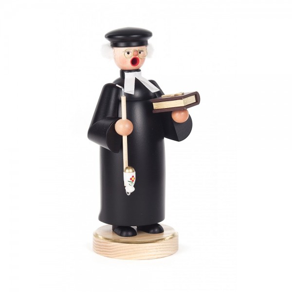 Dregeno Erzgebirge - Räuchermann evangelischer Pfarrer - 20cm