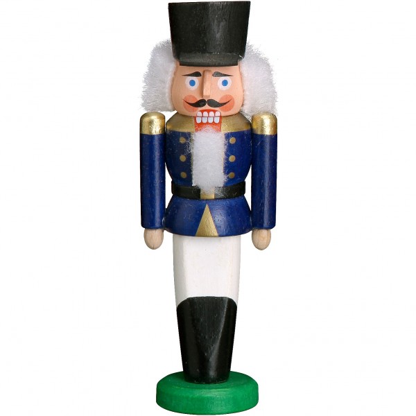 Mini-Nussknacker - Husar Blau 9cm