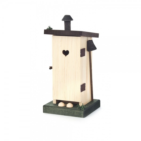 Dregeno Erzgebirge - Räucherhaus Stilles Örtchen - 15cm