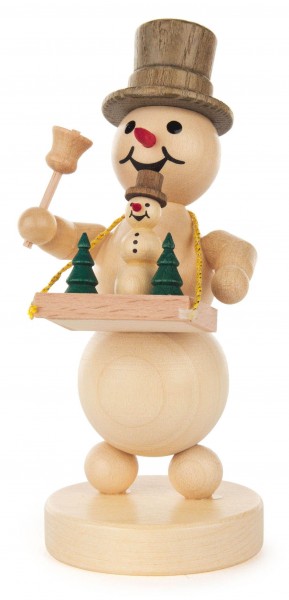 Dregeno Erzgebirge - Schneemann mit Bauchladen