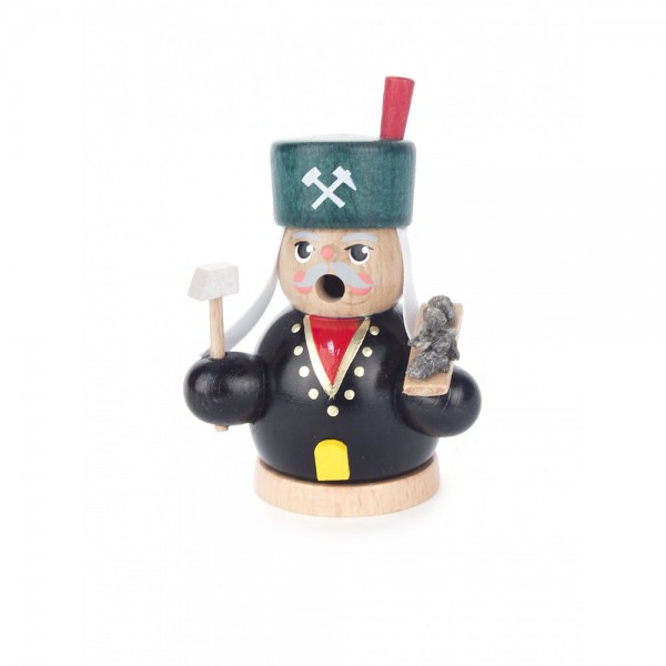 Dregeno Erzgebirge - Miniatur-Räuchermann Bergmann - 8cm