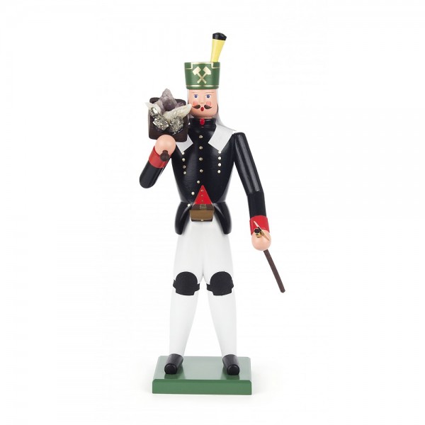 Dregeno Erzgebirge - Bergmann Untersteiger, Erzträger mit Steigerhaken - 29cm