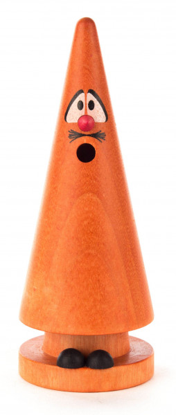 Dregeno Erzgebirge - Räucherfigur Ziegenbein orange »Otto Orange«