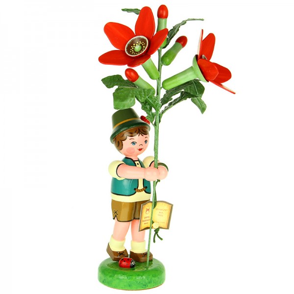 Hubrig Blumenjunge 24cm Tabak
