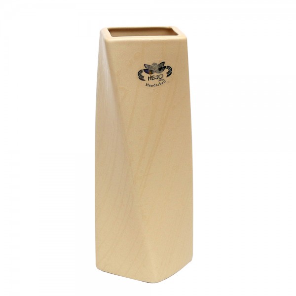 Restposten - Keramik Vase Samba, Champagner 9,5 x 9,5 x 22 cm