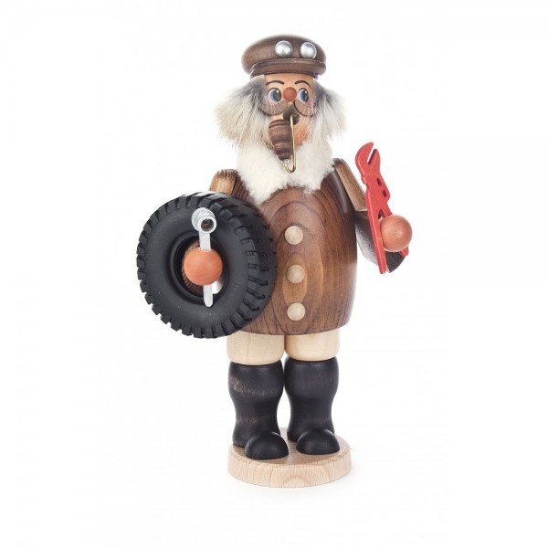 Dregeno Erzgebirge - Räuchermann Oldtimer-Fahrer - 23cm