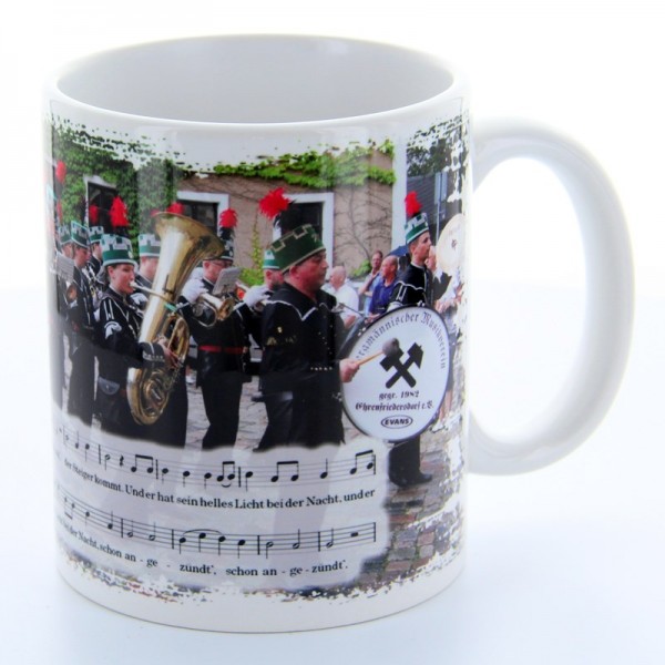 Restposten - Geschenktasse aus Porzellan - Motiv 2 - Glück Auf