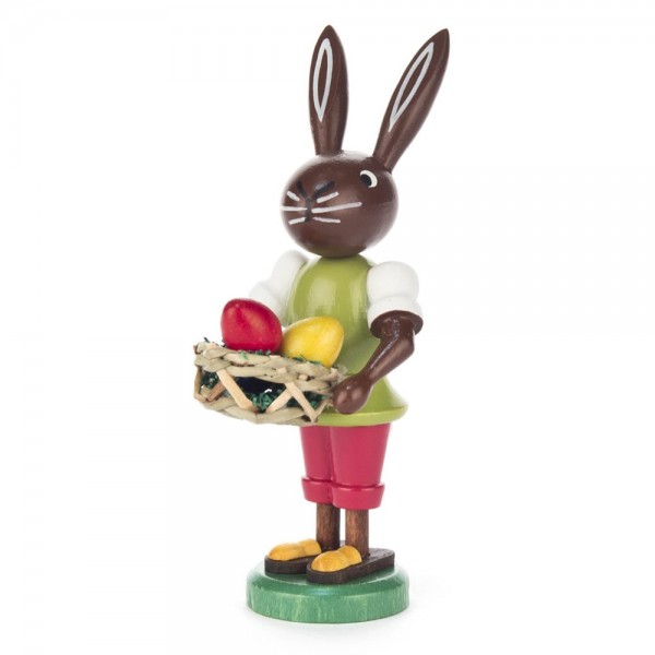 Dregeno Erzgebirge - Hase mit Eierkorb