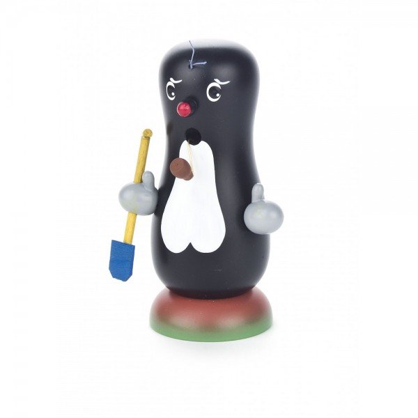 Dregeno Erzgebirge - Räucherfigur Maulwurf - 12cm