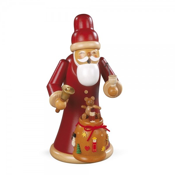 Müller Räuchermann groß Weihnachtsmann mit Geschenke 23cm