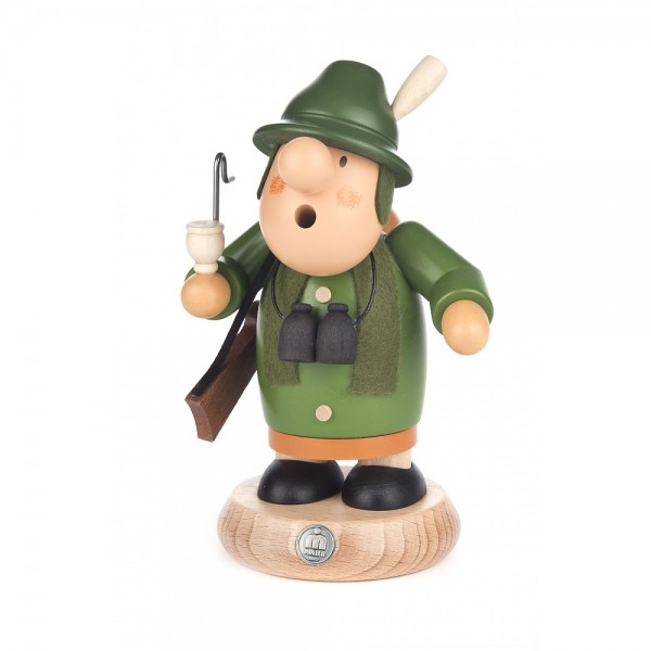 Dregeno Erzgebirge - Räuchermann-Serie Müllerchen - Förster - 16cm