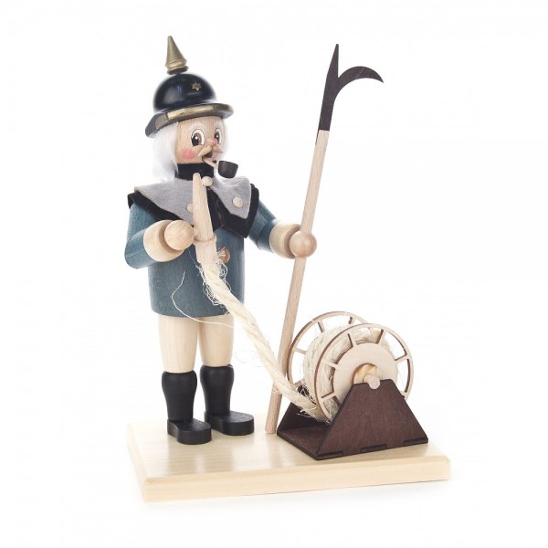 Dregeno Erzgebirge - Räuchermann Feuerwehrmann - 21cm