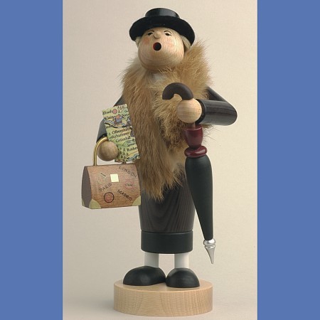 KWO Räuchermann Erzgebirge Reisetante 26cm