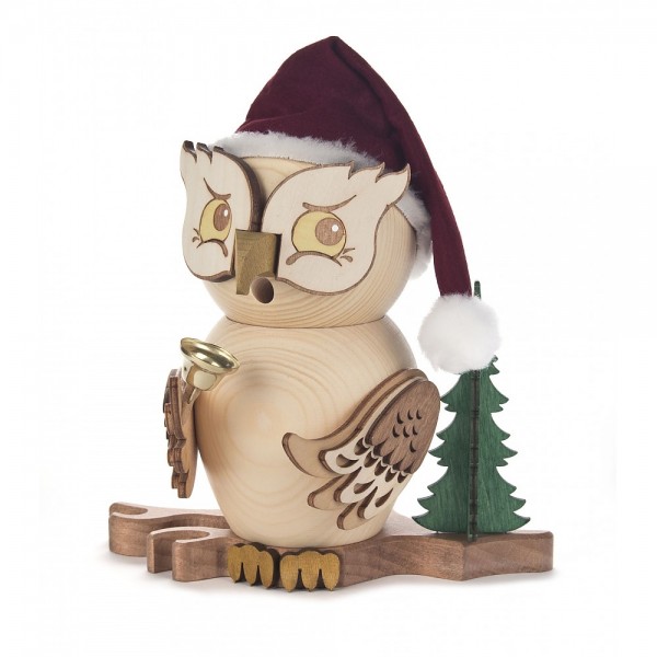Dregeno Erzgebirge - Räucher-Eule Weihnachtseule