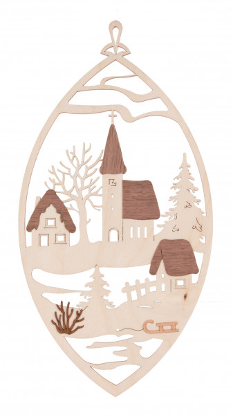Dregeno Erzgebirge - Fensterbild Kirche