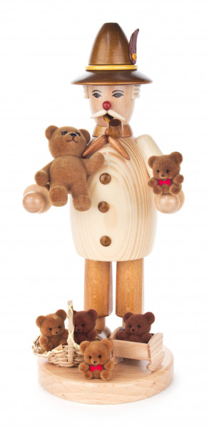 Dregeno Erzgebirge - Räuchermann Teddyhändler