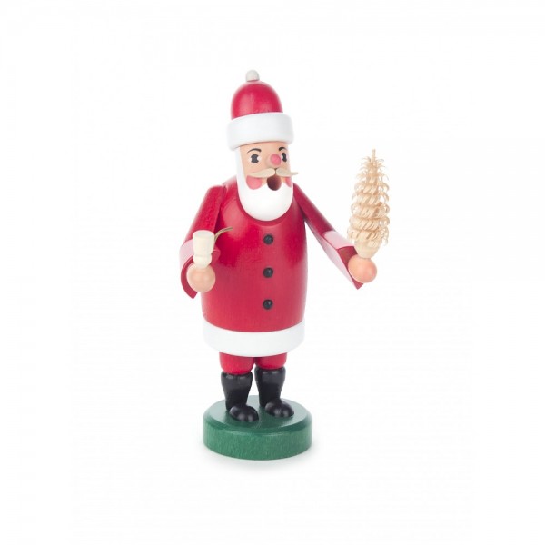 Dregeno Erzgebirge - Miniatur-Räuchermann Ruprecht mit Baum - 14cm