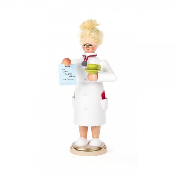 Dregeno Erzgebirge - Räucherfrau Frau Doktor - 22cm