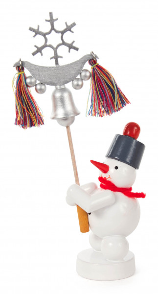 Dregeno Erzgebirge - Schneemann mit Schellenbaum