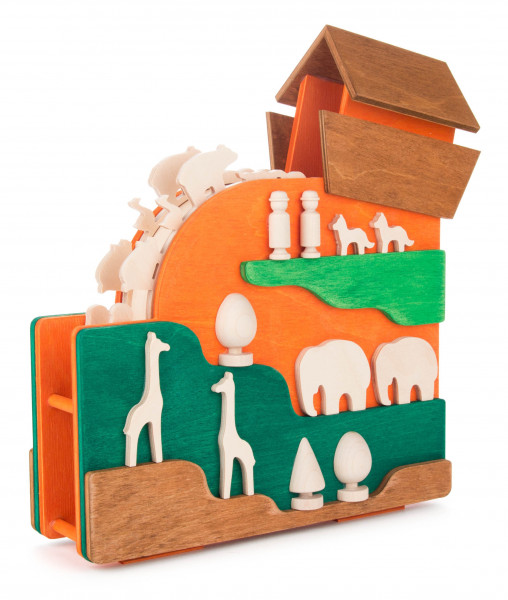 Dregeno Erzgebirge - Spieldose Arche Noah, Melodie: Brahms’ Wiegenlied