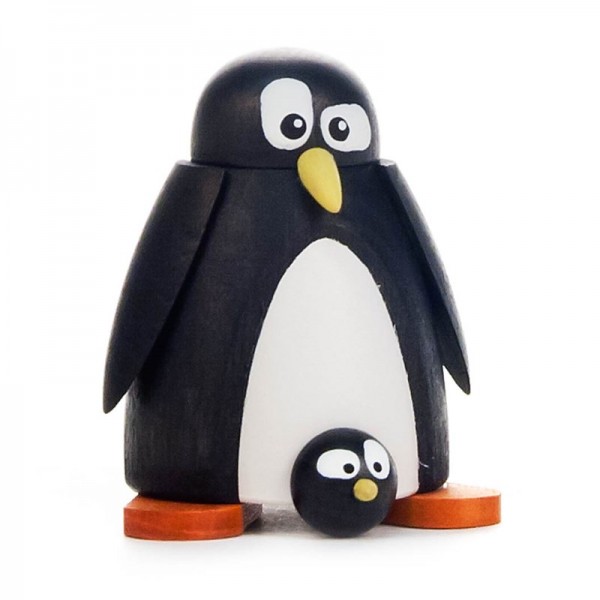 Dregeno Erzgebirge - Pinguin mit Baby