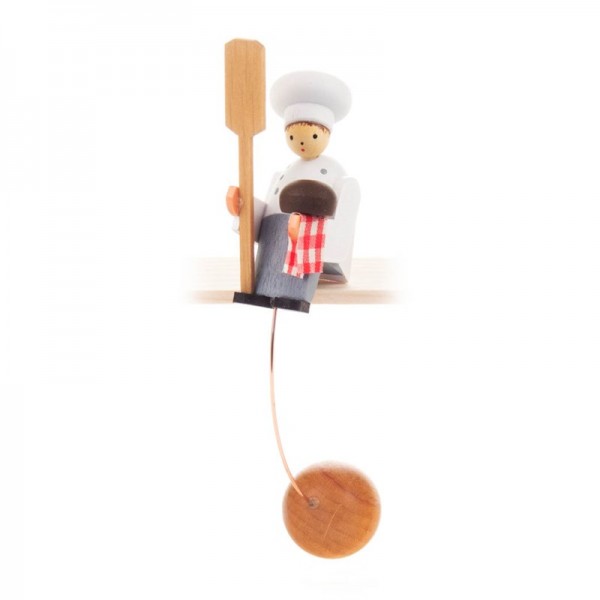 Dregeno Erzgebirge - Miniatur-Schaukelfigur Bäcker