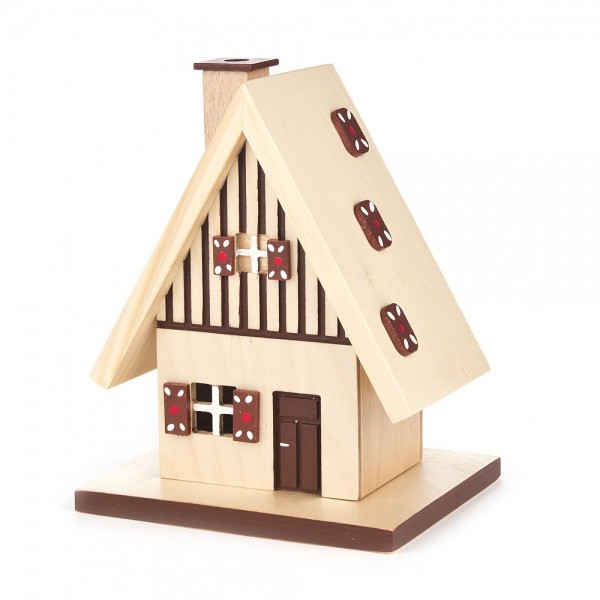 Dregeno Erzgebirge - Räucherhaus Hexenhaus- 17cm