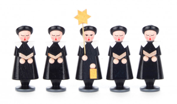 Dregeno Erzgebirge - Kurrendefiguren schwarz (5)