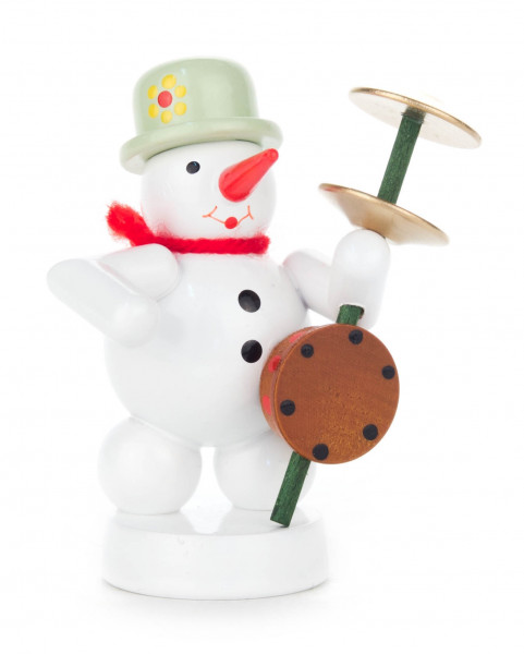 Dregeno Erzgebirge - Schneemann mit Stampfgeige