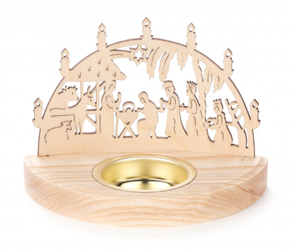 Dregeno Erzgebirge - Teelichthalter Christi Geburt