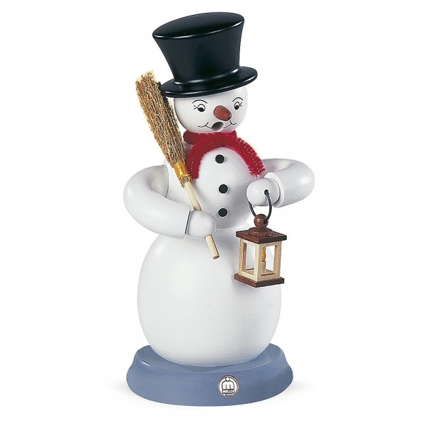 Müller Räuchermann groß Schneemann farbig 23cm