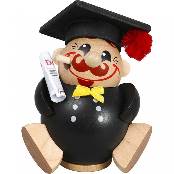 Seiffener Volkskunst Kugelräucherfigur Advokat