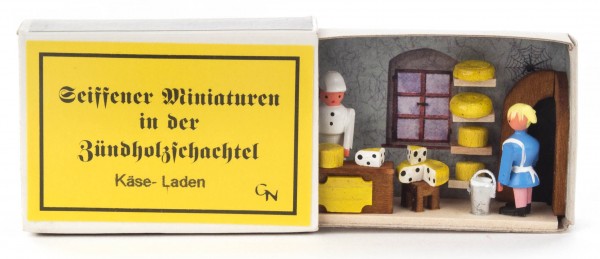 Dregeno Erzgebirge - Zündholzschachtel Käse-Laden